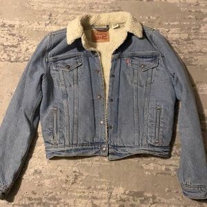 Vintage Levi’s Denim Sherpa Jacket